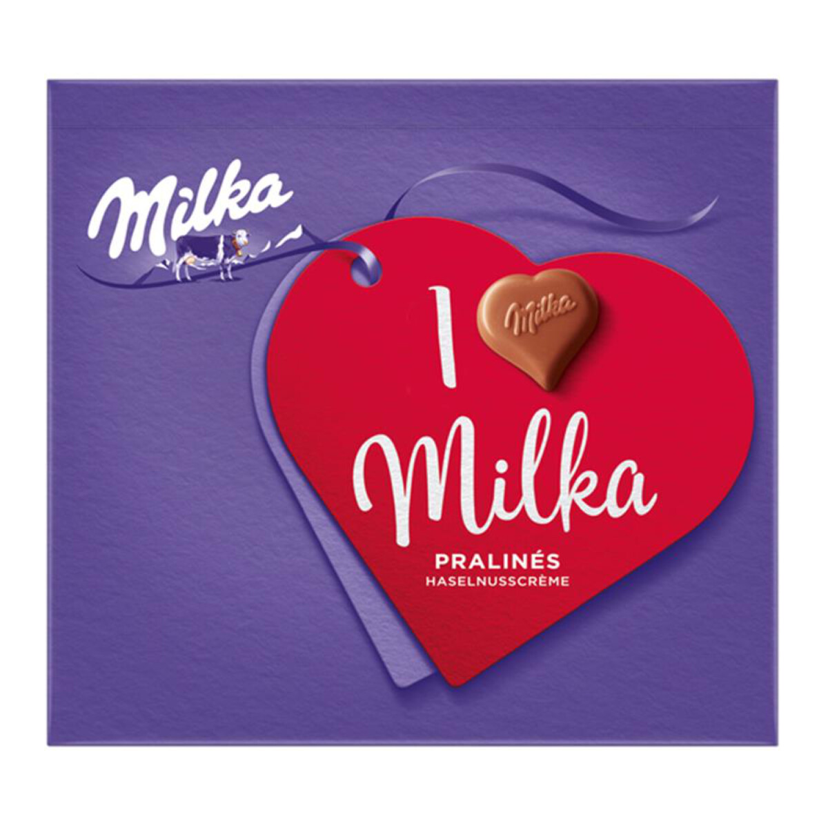 I love Milka cuore con nome