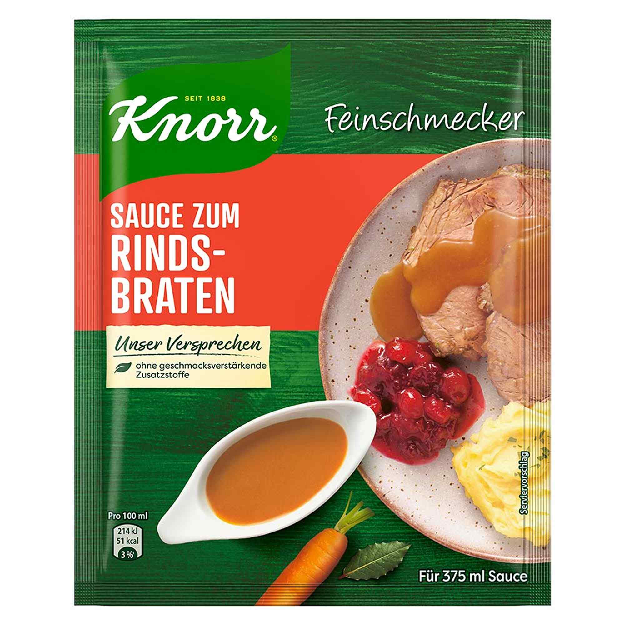 Beef Knorr Sauce Roast Buy Feinschmecker 47g - online