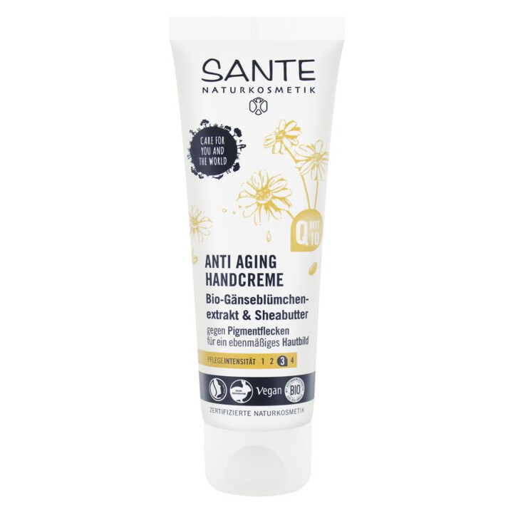 hand - - Sante natural care the anti accelerates wrinkle cosmetics -aging depth skin Bio renewal cream reduces sustainable of the 75ml cell of -