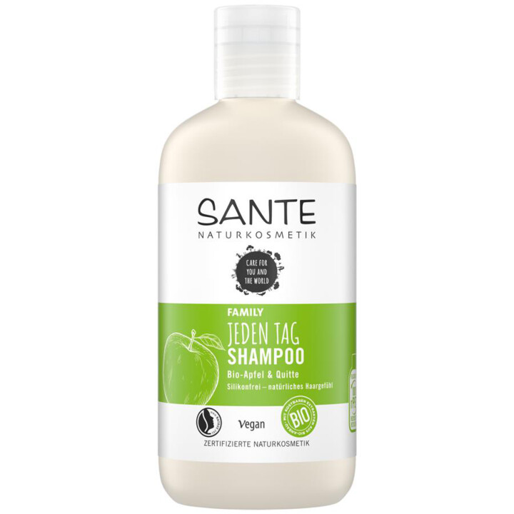 Organic Shampoo Apple 250ml scalp Cosmetics for gently and Sante a Natural - cleaning to - hair daily every from day