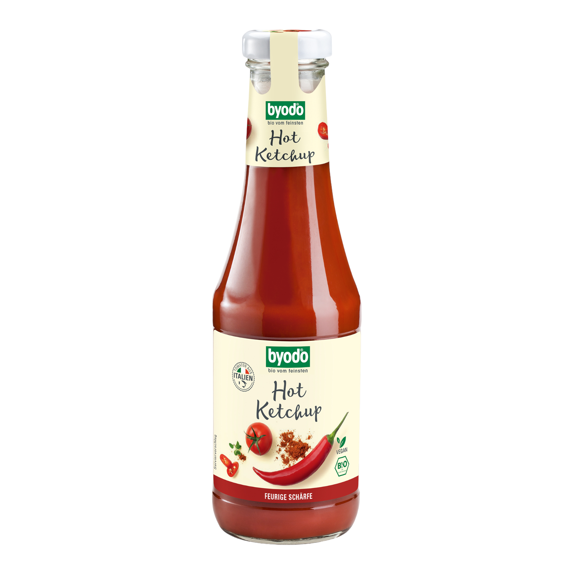 Bio Hot Ketchup 500ml - 6er Vorteilspack Von Byodo Online Kaufen